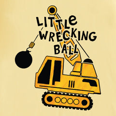 Toddler Little Wrecking Ball Short Sleeve Crusher Tee