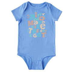 Baby Ain't No Mama Short Sleeve Crusher Bodysuit