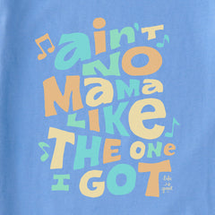 Baby Ain't No Mama Short Sleeve Crusher Bodysuit