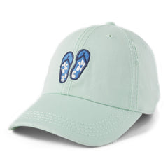 Adult Unisex Daisy Flip Flops Sunwashed Chill Cap