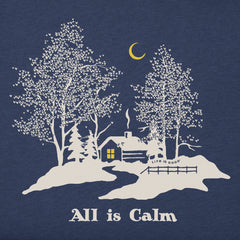 Women's All Is Calm Cabin Long Sleeve Crusher Tee