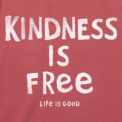 Women's Kindness is Free Short Sleeve Vee