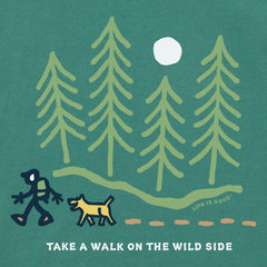 Women's Hiking Though the Woods Wildside Short Sleeve Crusher Tee