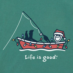 Men's Jake Holiday Fishing Long Sleeve Crusher Tee