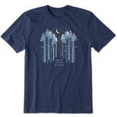 Men's May the Wintery Forest Be With You Short Sleeve Crusher Tee