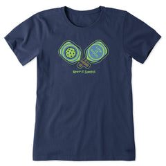Women's Keep It Simple Pickleball Short Sleeve Tee