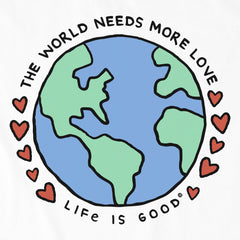 Men's World Needs More Love Short Sleeve Tee