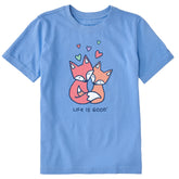 Kids Fox Love Short Sleeve Crusher Tee