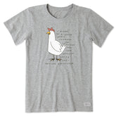 Women's Chicken Motives Short Sleeve Tee