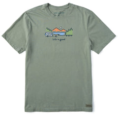 Men's Airstream Lakeside Short Sleeve Crusher Tee