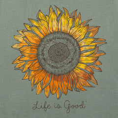 Men's Tie Dye Sunflower Short Sleeve Tee