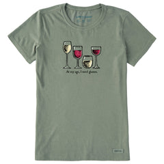 Women's I Need Wine Glasses Short Sleeve Tee