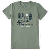 Women's Hiking Through the Woods Frenchy Short Sleeve Crusher Tee