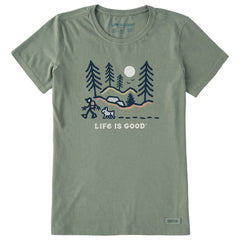 Women's Hiking Through the Woods Frenchy Short Sleeve Crusher Tee