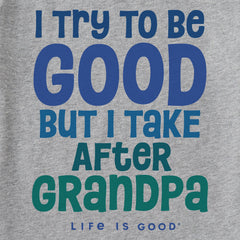 Kids Good Grandpa Short Sleeve Crusher Tee