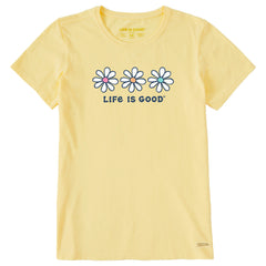 Women's 3 Daisies Short Sleeve Crusher Tee