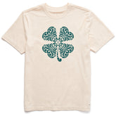 Men's 4 Leaf Clover Swirl Short Sleeve Crusher Tee
