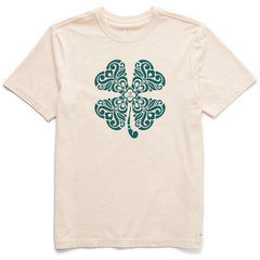 Men's 4 Leaf Clover Swirl Short Sleeve Crusher Tee