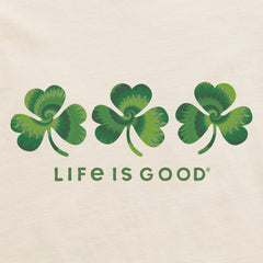 Men's 3 Tie Dye Clovers Short Sleeve Crusher Tee