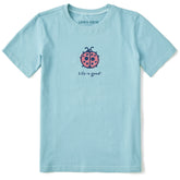Kids Ladybug Short Sleeve Crusher Tee