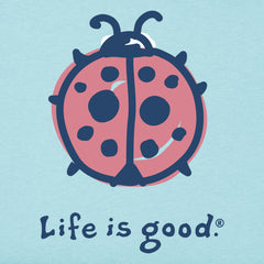 Kids Ladybug Short Sleeve Crusher Tee