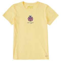 Women's Ladybug Short Sleeve Crusher Tee