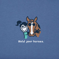 Kids Hold Your Horses Short Sleeve Crusher Tee