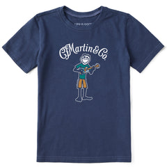 Kids Jake Martin Guitar Short Sleeve Crusher Tee