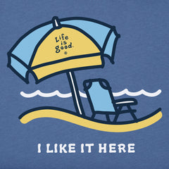 Men's Surfside Umbrella Like it Here Short Sleeve Tee