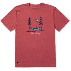 Men's Keep it Simple Peace Hammock Short Sleeve Crusher Tee