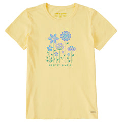 Women's Keep it Simple Garden Short Sleeve Crusher Tee