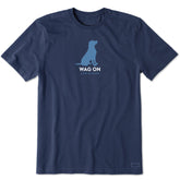 Men's Wag On Lab Short Sleeve Crusher Tee