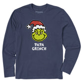 Men's Papa Grinch Long Sleeve Crusher Tee