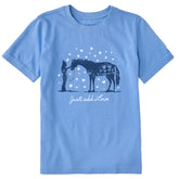 Kids Just Add Love Horse Short Sleeve Crusher Tee