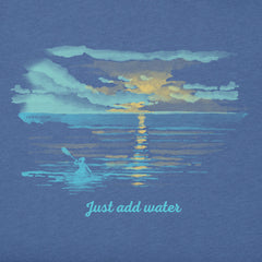 Men's Just Add Water Kayak Sunset Short Sleeve Tee