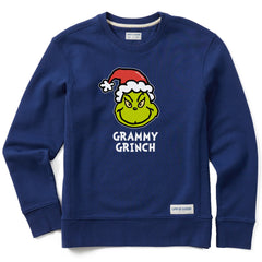 Women's Grammy Grinch Simply True Fleece Crew