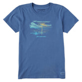 Women's Just Add Water Kayak Sunset Short Sleeve Tee