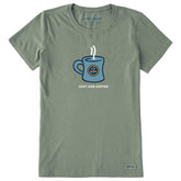 Women's Just Add Coffee Mug Short Sleeve Tee