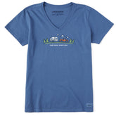 Women's Camp More on the Road Short Sleeve Vee