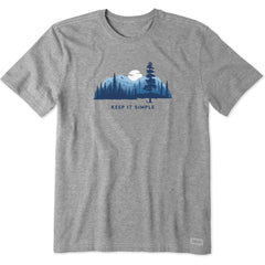 Men's Keep it Simple Evergreen Silo Short Sleeve Tee