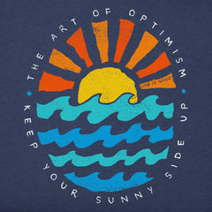 Kids Sun Ocean Sunny Side Up Short Sleeve Crusher Tee