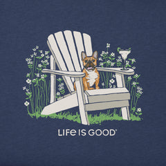 Women's French Bull Dog Adirondack Simply True Fleece Hoodie