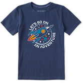 Kids Let's Go on an Adventure Short Sleeve Crusher Tee