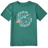 Kids Let's Go on an Adventure Short Sleeve Crusher Tee