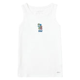 Women's Groovy Flowers Crusher Tank