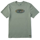 Men's Tie Dye Oval Short Sleeve Tee