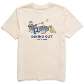 Men's Jake and Rocket Dining Out Short Sleeve Crusher Tee