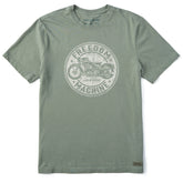 Men's Freedom Machine Motorcyle Short Sleeve Crusher Tee