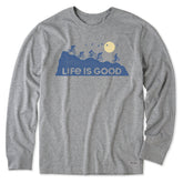Men's Ride On And On Long Sleeve Crusher Tee