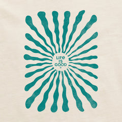 Men's Radiating Sun Long Sleeve Crusher Tee